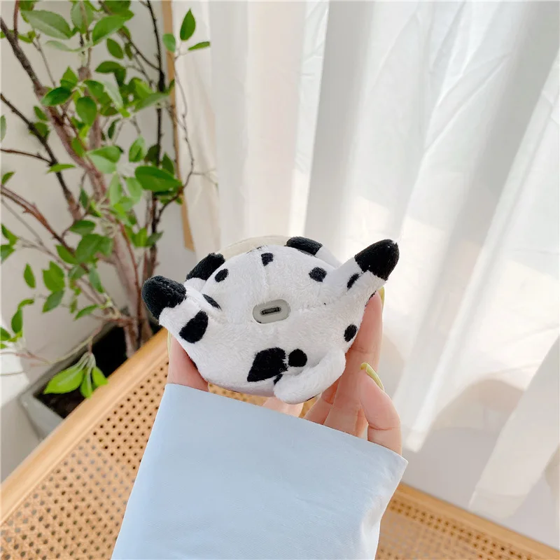 New 2021 Creative plush three-dimensional cow wireless bluetooth headset protective case for AirPods 1 2 headset accessories
New 2021 Creative plush three-dimensional cow wireless bluetooth headset protective case for AirPods 1 2 headset accessories