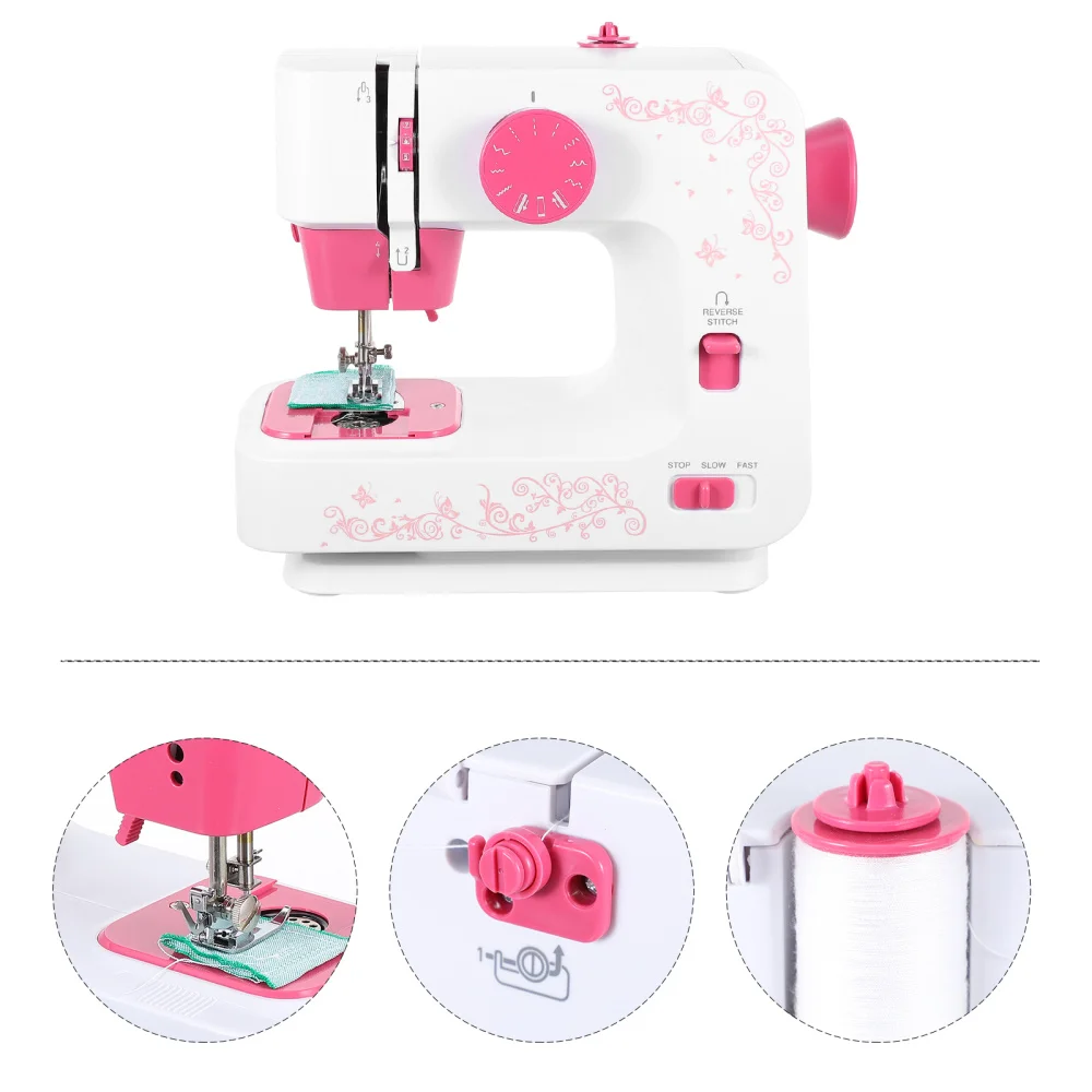 1 Set of Electric Sewing Machine Portable Household Sewing Machine (Plug)
1 Set of Electric Sewing Machine Portable Household Sewing Machine (Plug)
