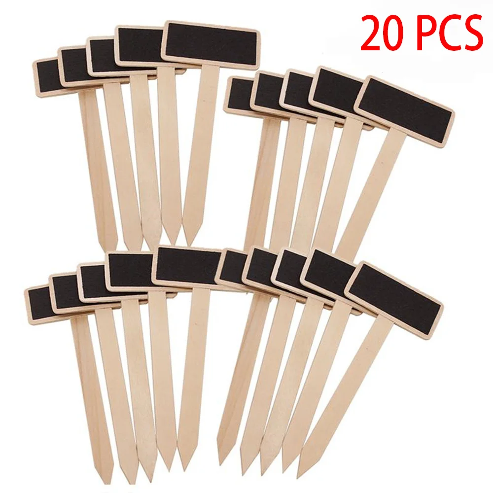 20pcs Plant Labels Chalkboard Signs Blackboard Wooden Plant Tags T-type Garden Nursery Creative Flowers Decoration Seedling Tray
20pcs Plant Labels Chalkboard Signs Blackboard Wooden Plant Tags T-type Garden Nursery Creative Flowers Decoration Seedling Tray