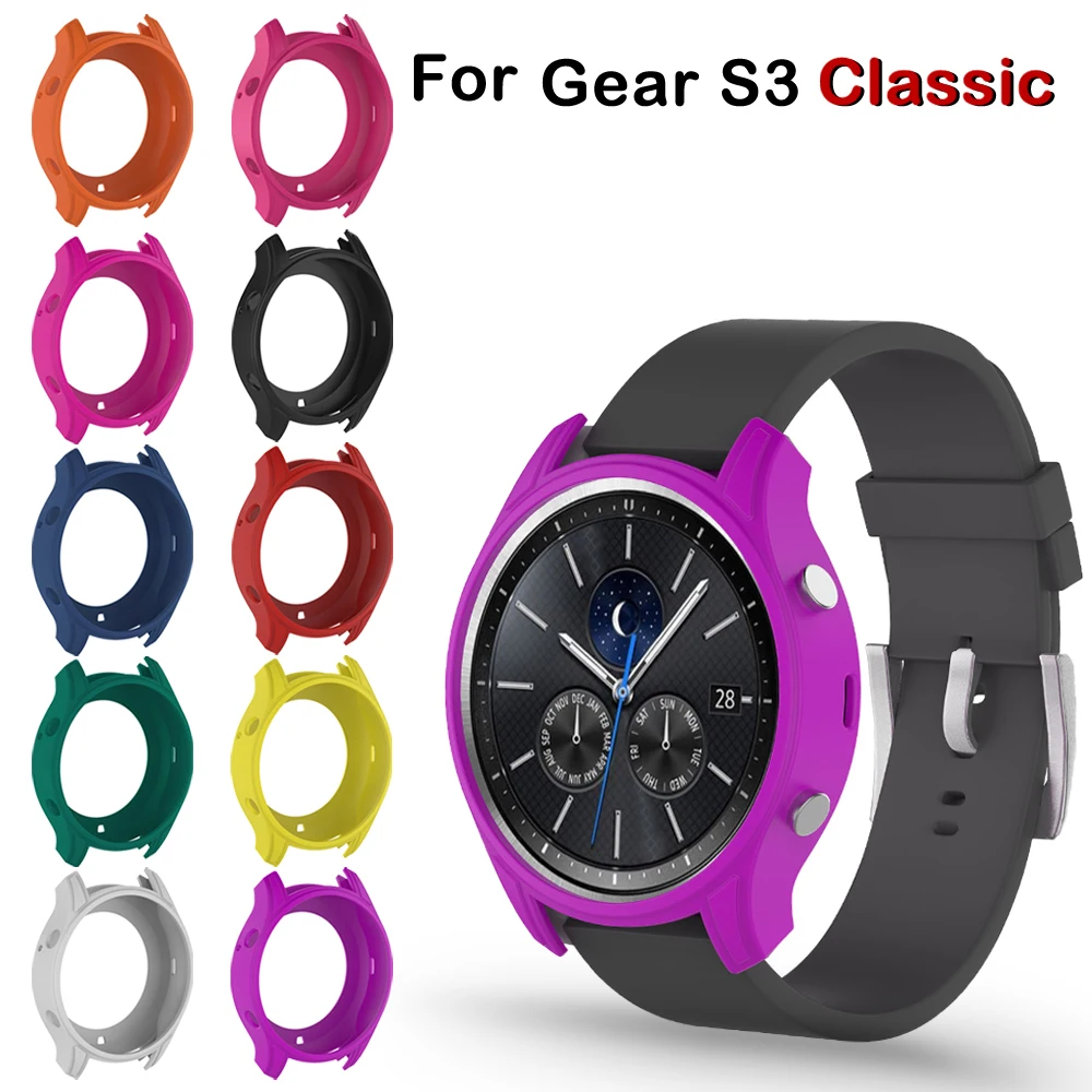 Silicone Case Cover For Samsung Gear S3 Classic Smart Watch Waterproof Scratch Dustproof Protective Shell
Silicone Case Cover For Samsung Gear S3 Classic Smart Watch Waterproof Scratch Dustproof Protective Shell