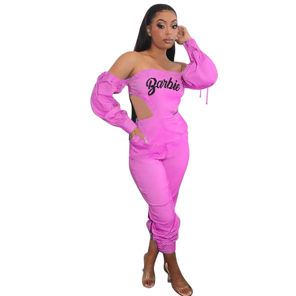 Off Shoulder Letter Print Women Jumpsuit Autumn Waist Band Cut Out Backless Bodysuit Streetwear Long Playsuits 2021 Long Sleeve
Off Shoulder Letter Print Women Jumpsuit Autumn Waist Band Cut Out Backless Bodysuit Streetwear Long Playsuits 2021 Long Sleeve