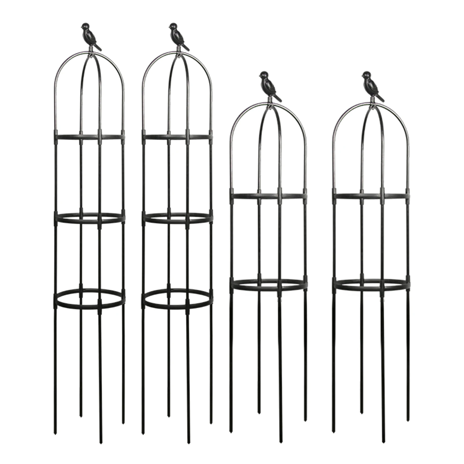 Resin DIY Garden Trellis Obelisk Plant Steel Frame For Climbing Plant Thickened Durable Stand Reliable
Resin DIY Garden Trellis Obelisk Plant Steel Frame For Climbing Plant Thickened Durable Stand Reliable