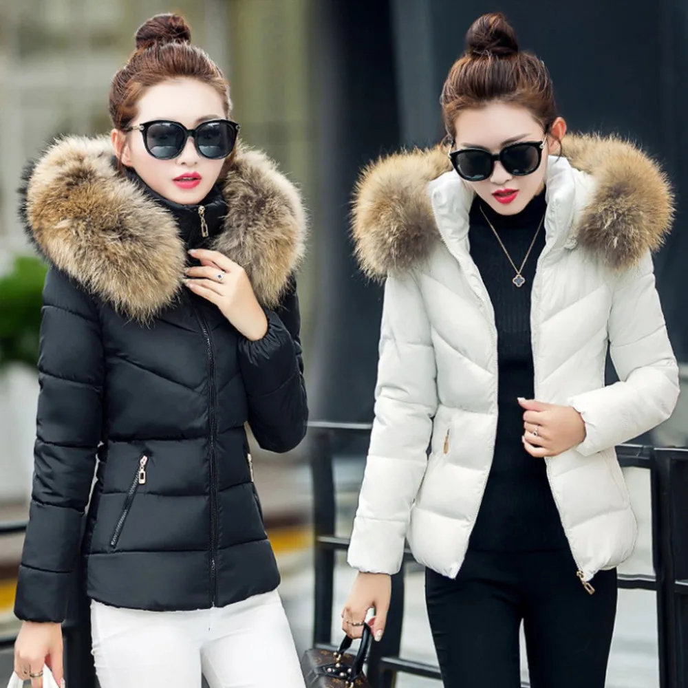 Warm Women Coat 2017 New Autumn Winter Parkas Fashion Female Down Jacket Women Casual Hooded Fur Collar Coat Inverno Parka Waddd
Warm Women Coat 2017 New Autumn Winter Parkas Fashion Female Down Jacket Women Casual Hooded Fur Collar Coat Inverno Parka Waddd