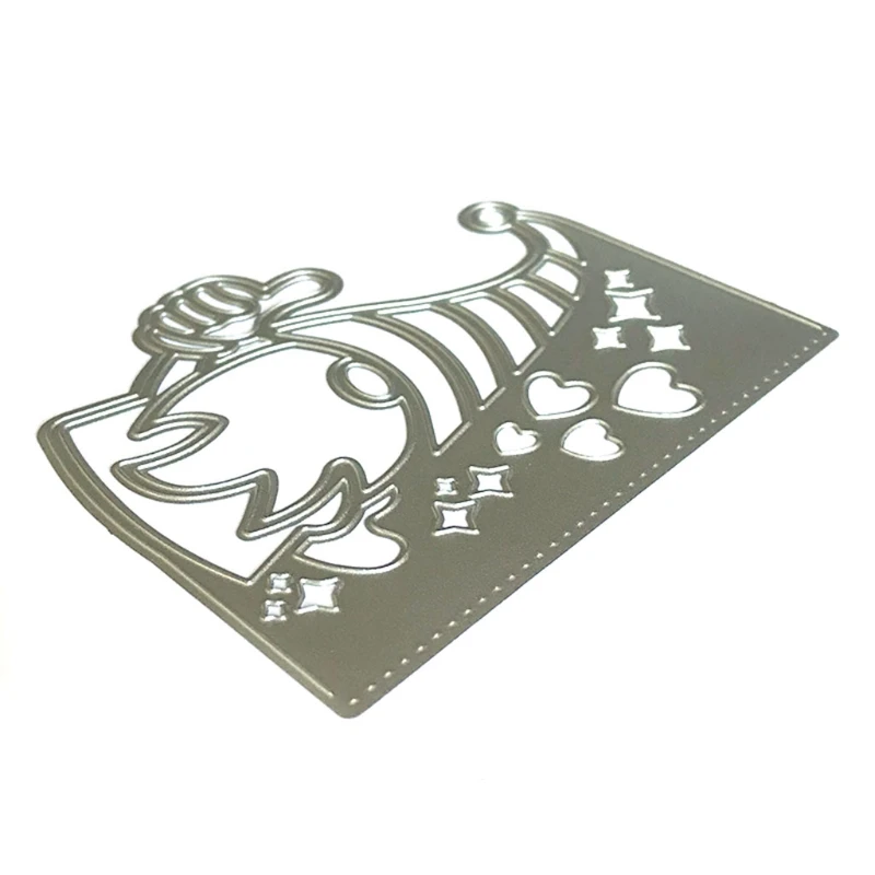 Gnomish Greeting Clear Stamps Embossing Mould, DIY Printing Carbon Steel Mould for Card Making and Scrapbooking 
Gnomish Greeting Clear Stamps Embossing Mould, DIY Printing Carbon Steel Mould for Card Making and Scrapbooking