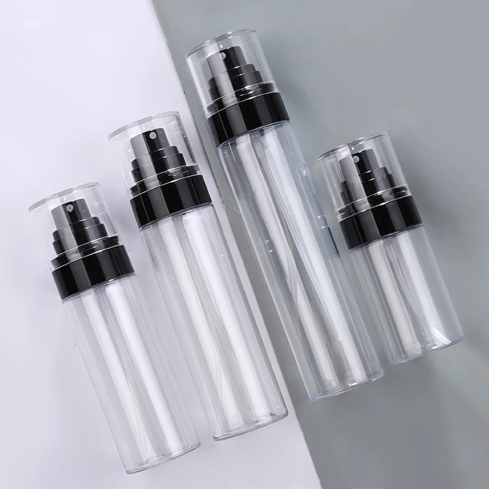 1 Pcs 50/80/100/120ml Transparent Pet Empty Spray Bottle Plastic Refillable Container Empty Cosmetic Containers
1 Pcs 50/80/100/120ml Transparent Pet Empty Spray Bottle Plastic Refillable Container Empty Cosmetic Containers
