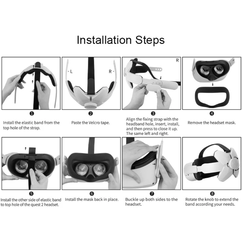 Adjustable Band Cushion Helmet for oculus Quest 2 Headband Head Strap Lightweigt N0PB
Adjustable Band Cushion Helmet for oculus Quest 2 Headband Head Strap Lightweigt N0PB