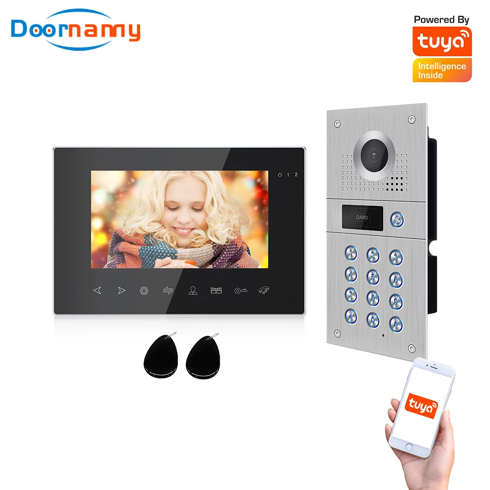 Doornanny Video Intercom System Video Doorbell Doorphone For Villa High Builidng Apartment Home 960P 170° Wild Angle Monitor Kit
Doornanny Video Intercom System Video Doorbell Doorphone For Villa High Builidng Apartment Home 960P 170° Wild Angle Monitor Kit