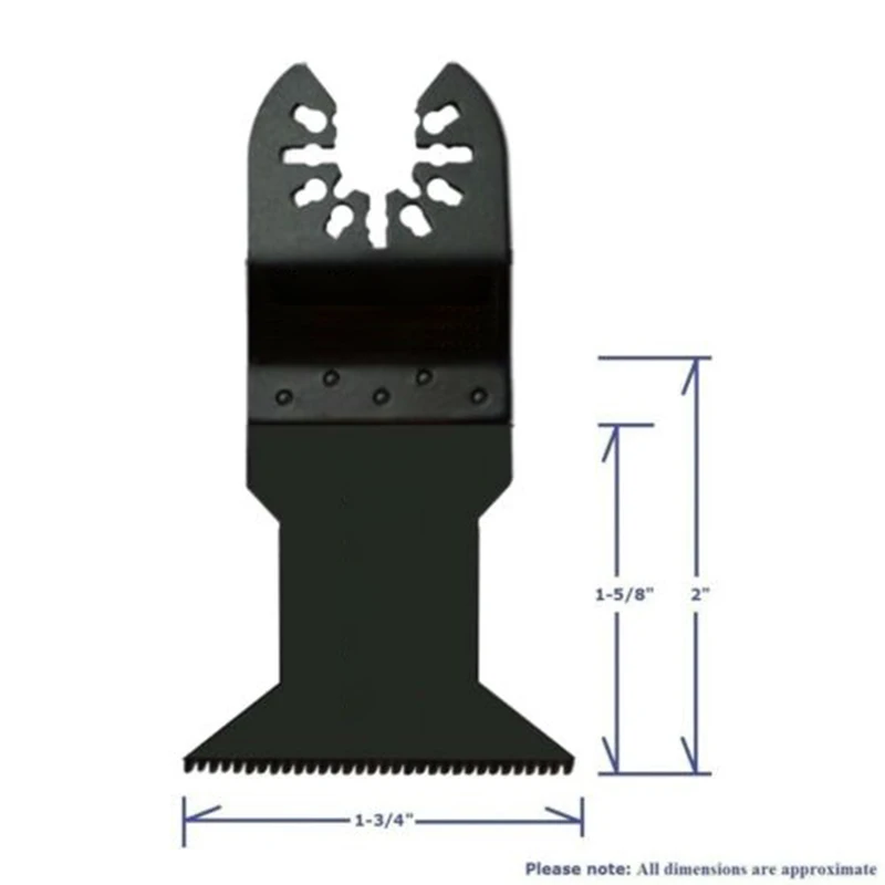 20* Bi-Metal Oscillating Multi-Tool Saw Blade Cutter For Fein Multimaster Black
20* Bi-Metal Oscillating Multi-Tool Saw Blade Cutter For Fein Multimaster Black