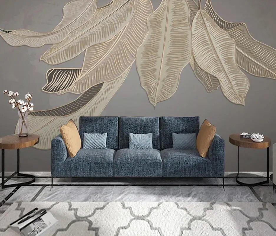 3D-обои AINYOOUSEM, современные обои с изображением золотых листьев, настенные бумажные обои, 3D обои, Настенные обои
3D-обои AINYOOUSEM, современные обои с изображением золотых листьев, настенные бумажные обои, 3D обои, Настенные обои