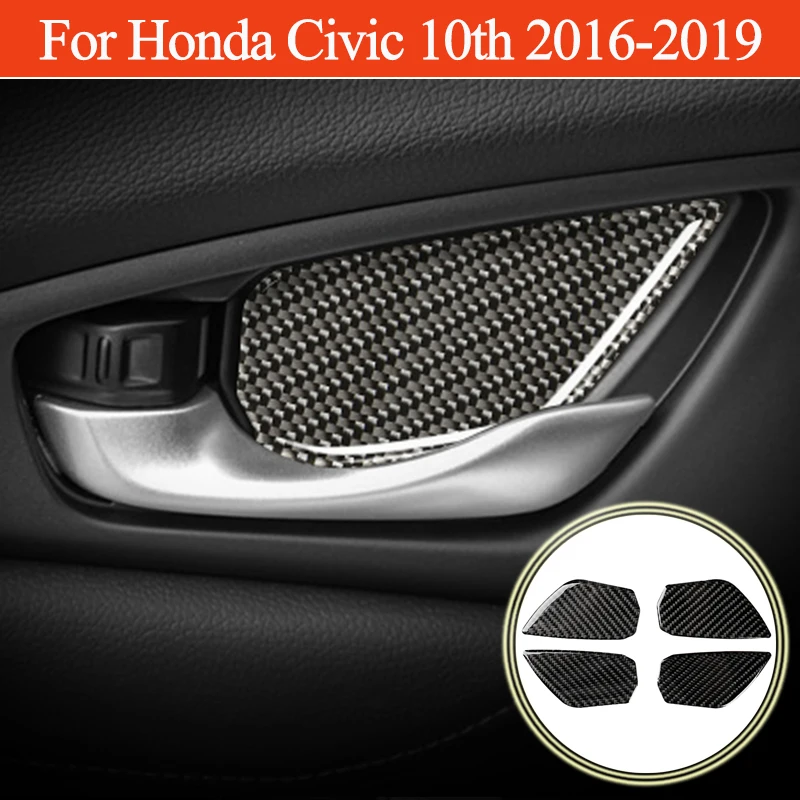 4 шт./компл. углеродное волокно для Honda Civic 10 2016-2019 внутренняя дверная ручка панель чаши отделка стикеры Автоаксессуары
4 шт./компл. углеродное волокно для Honda Civic 10 2016-2019 внутренняя дверная ручка панель чаши отделка стикеры Автоаксессуары