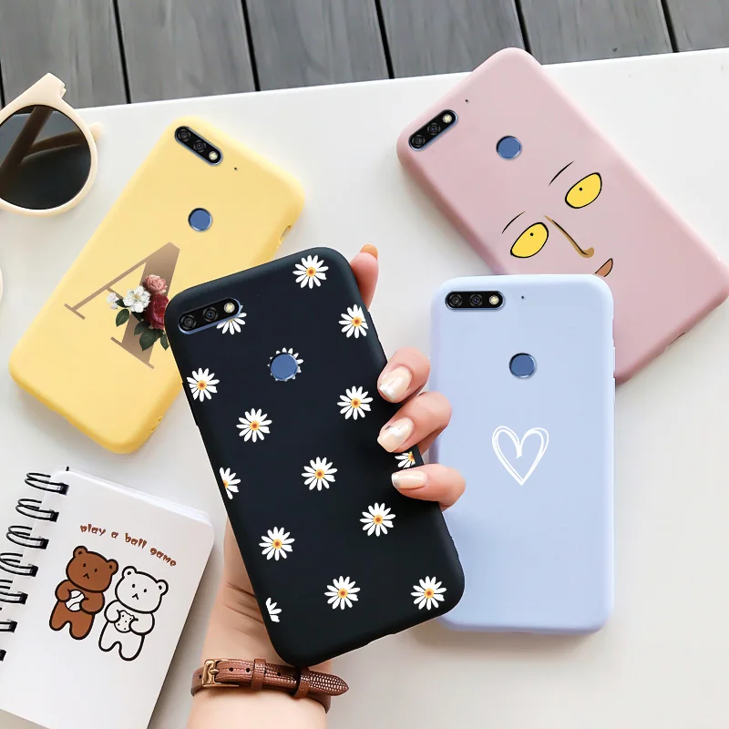 For Huawei Honor Play 7 7C Case Cartoon Painted Heart Flower Fundas Shell Silicone TPU Candy Colors Matte Phone Cover
For Huawei Honor Play 7 7C Case Cartoon Painted Heart Flower Fundas Shell Silicone TPU Candy Colors Matte Phone Cover