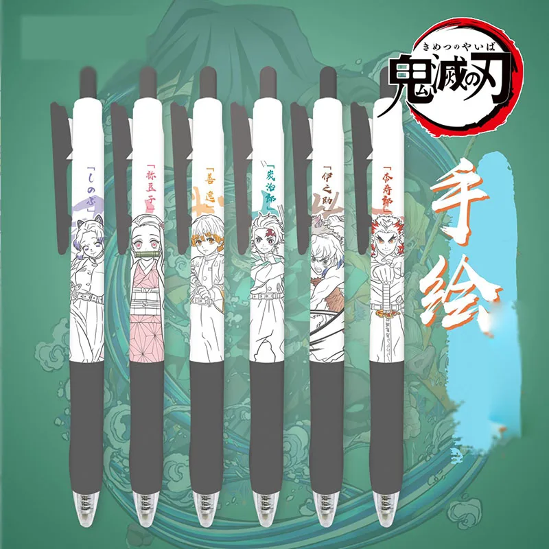 36 pcs/lot Demon Slayer Gel Pen Cute 0.5mm black Ink Signature Pens Promotional Gift Office School Supplies 
36 pcs/lot Demon Slayer Gel Pen Cute 0.5mm black Ink Signature Pens Promotional Gift Office School Supplies