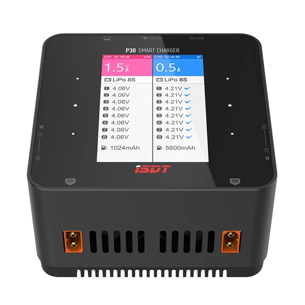 P30 1000WX2 30AX2 High Power Dual Channel Snychronous Battery Balance Charger Discharger
P30 1000WX2 30AX2 High Power Dual Channel Snychronous Battery Balance Charger Discharger