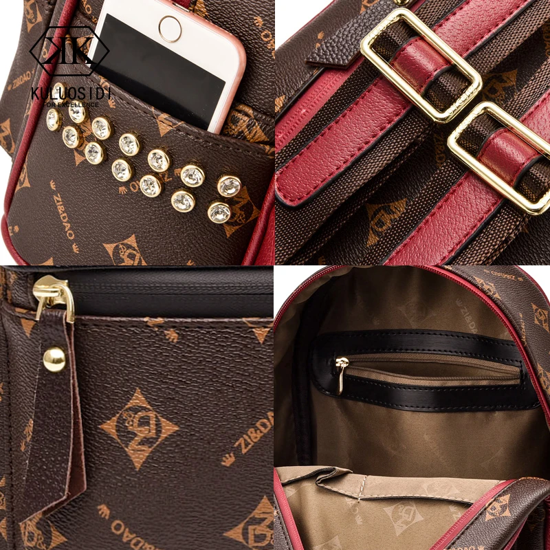 Brand Luxury Women Backpack Youth Leather Backpacks for Teenage Girls Female School Bag Bagpack Women Travel Backpack
Brand Luxury Women Backpack Youth Leather Backpacks for Teenage Girls Female School Bag Bagpack Women Travel Backpack