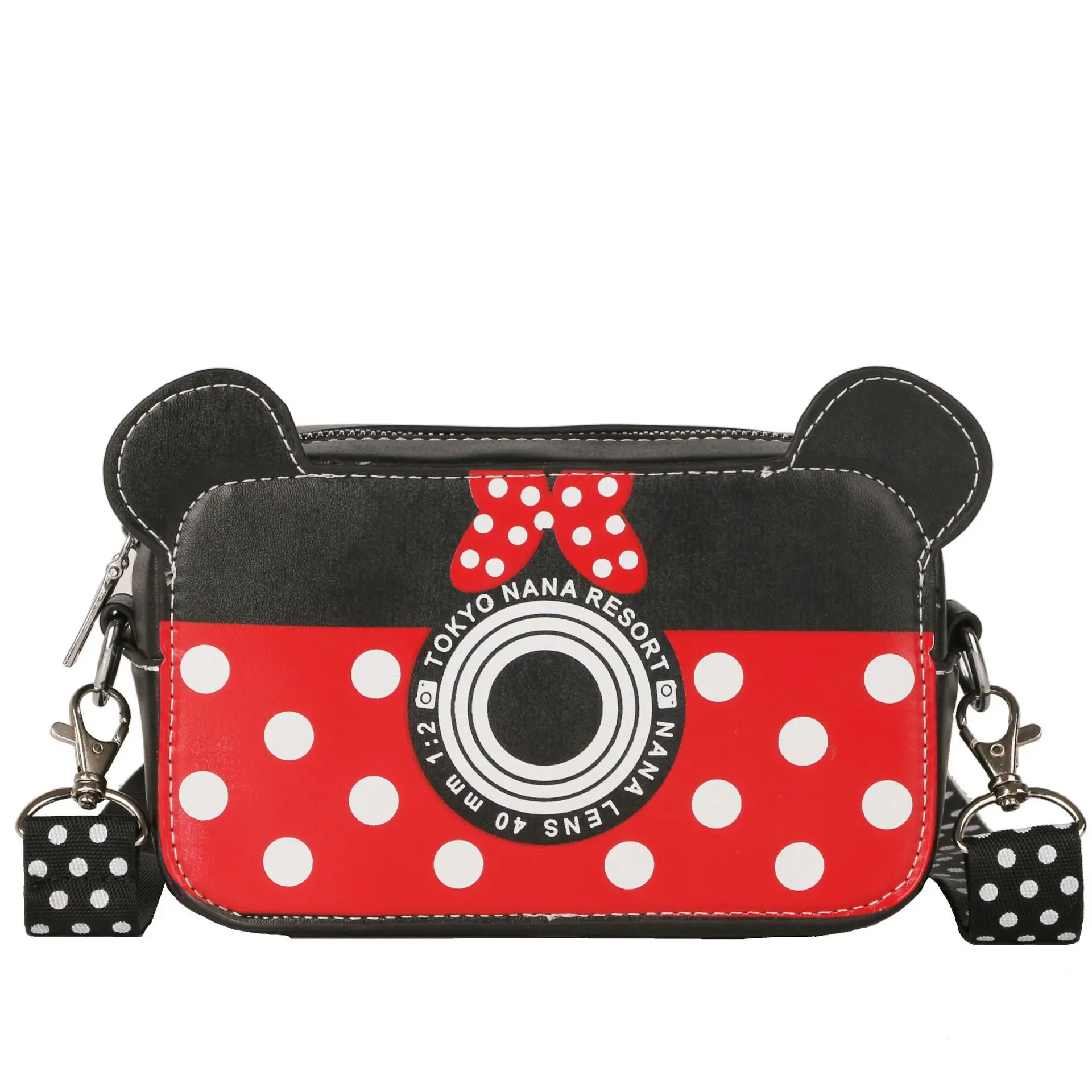 

Disney princess Minnie pu camera bag shoulder strap diagonal bag girl shoulder messenger bag girl Mickey mouse handbag