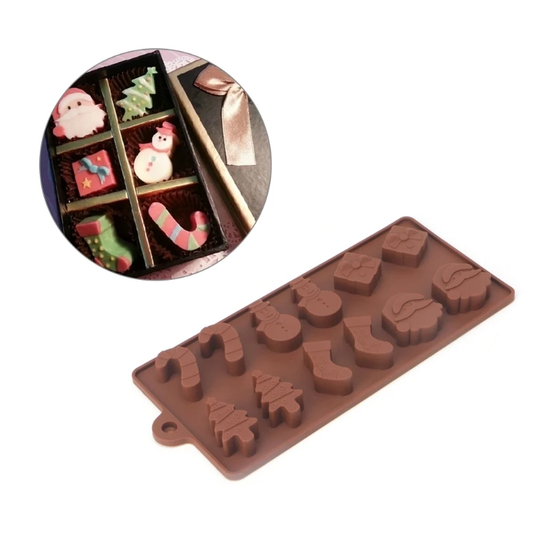 Newest 6 Shapes Christmas Chocolate Cake Mold Jelly Ice Fondant Silicone Baking Mould Dec5
Newest 6 Shapes Christmas Chocolate Cake Mold Jelly Ice Fondant Silicone Baking Mould Dec5