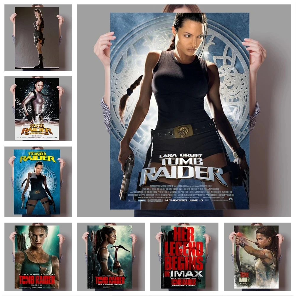 Classic Action Adventure Movie Lara Croft Tomb Raider Family Wall Art Decor Poster Gift Angelina Jolie Starring Canvas Material
Classic Action Adventure Movie Lara Croft Tomb Raider Family Wall Art Decor Poster Gift Angelina Jolie Starring Canvas Material