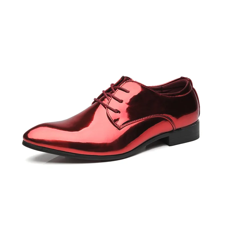 New men's shoes British bright leather pointed shoes men's large men's shoes Square shoes
New men's shoes British bright leather pointed shoes men's large men's shoes Square shoes