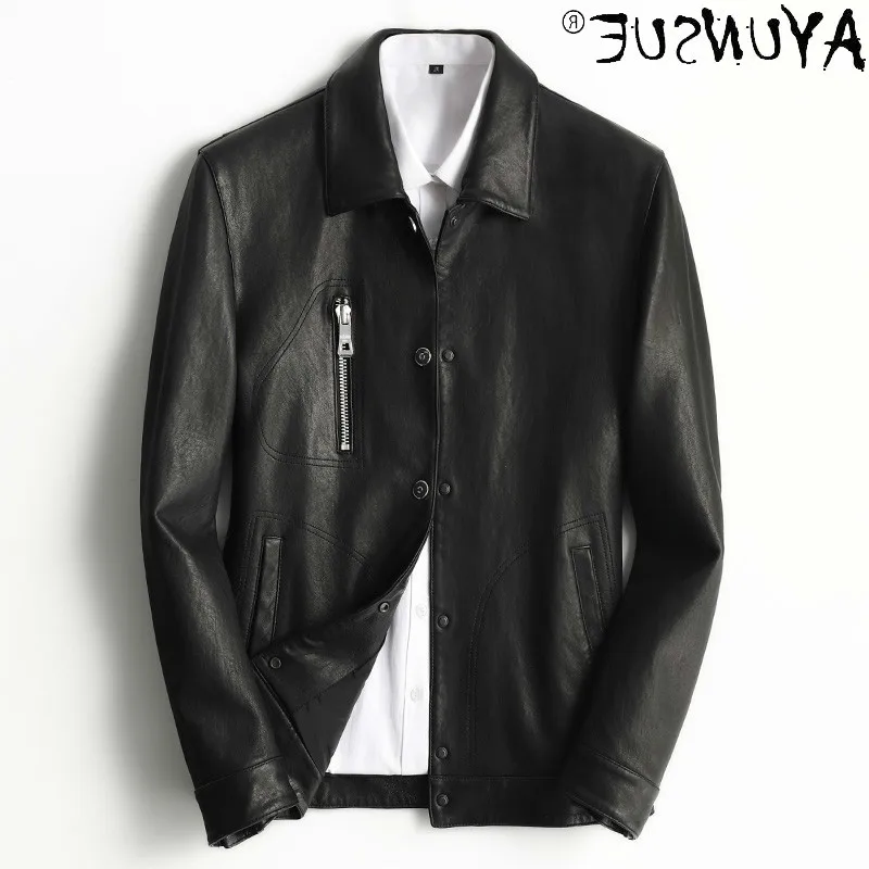Genuine Sheepskin 2021 Leather Jacket Men Autumn Coat Mens Casual Motorcycle Jackets Men's Clothing Hommes Veste LXR901
Genuine Sheepskin 2021 Leather Jacket Men Autumn Coat Mens Casual Motorcycle Jackets Men's Clothing Hommes Veste LXR901