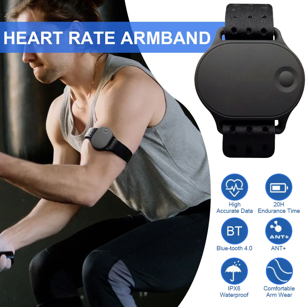 Heart Rate Monitor Wristband Fitness Bluetooth 4.0 ANT+ Tracker with Heart Rate Monitor for Running, Cycling & Fitness Activity
Heart Rate Monitor Wristband Fitness Bluetooth 4.0 ANT+ Tracker with Heart Rate Monitor for Running, Cycling & Fitness Activity
