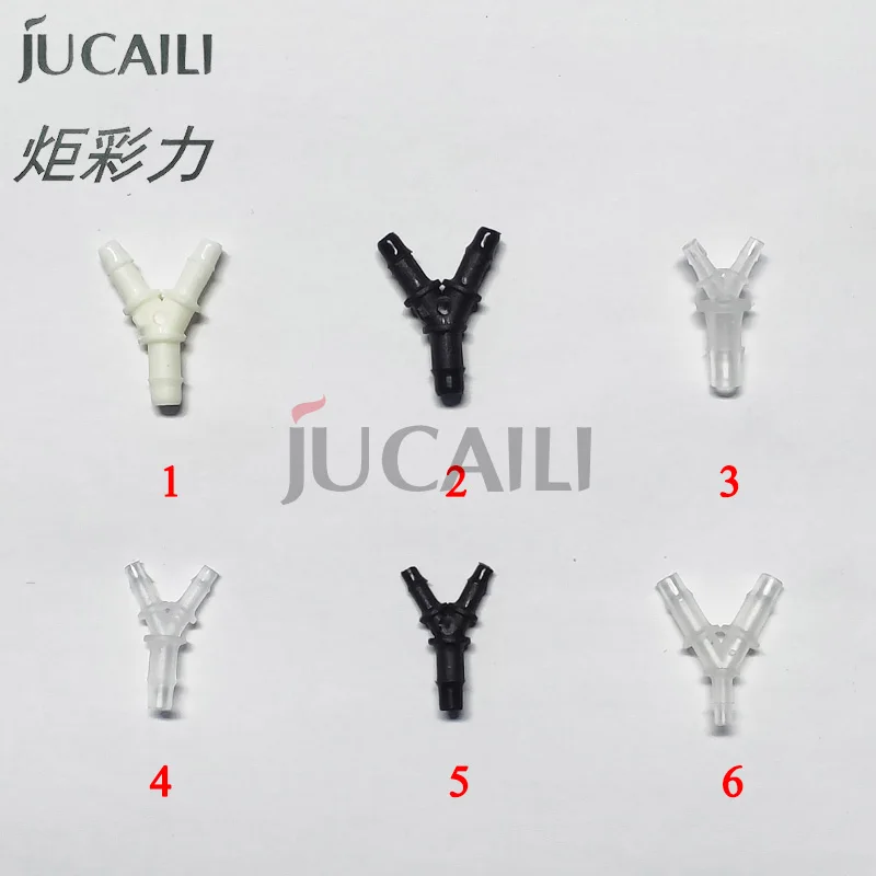 Jucaili 20pcs/lot Eco solvent/UV printer ink hose connector for Epson Seiko Konica printhead ink tube pipe transfer connector
Jucaili 20pcs/lot Eco solvent/UV printer ink hose connector for Epson Seiko Konica printhead ink tube pipe transfer connector