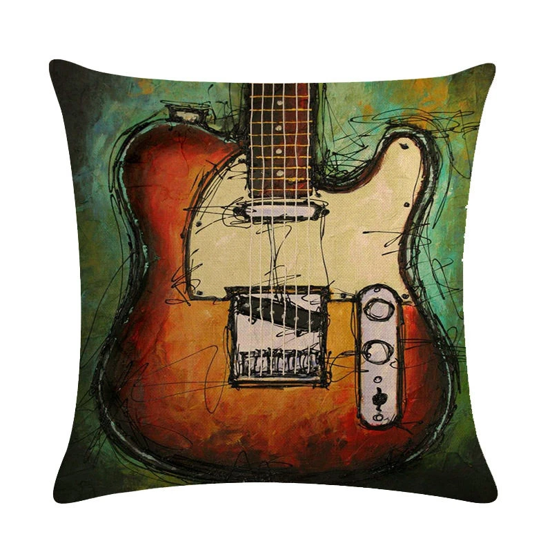 1 Pcs Guitar Pattern Cotton Linen Throw Pillow Cushion Cover Car Home Sofa Bed Decorative Pillowcase Funda Cojin Pillows 40654
1 Pcs Guitar Pattern Cotton Linen Throw Pillow Cushion Cover Car Home Sofa Bed Decorative Pillowcase Funda Cojin Pillows 40654