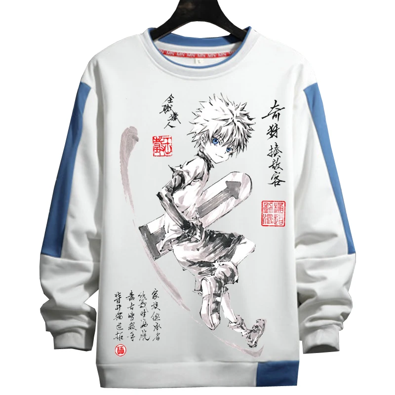 Аниме Hunter X Hunter Kurapika Hisoka толстовка унисекс пуловер с принтом для мужчин и женщин мужские пуловер аниме топы
Аниме Hunter X Hunter Kurapika Hisoka толстовка унисекс пуловер с принтом для мужчин и женщин мужские пуловер аниме топы
