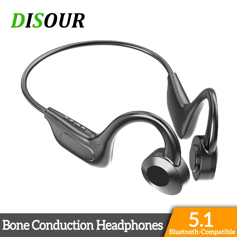 DISOUR VG02 Bone Conduction Headphones Wireless Sports Earphone Bluetooth-Compatible 5.1 Waterproof Headset Hands-free With Mic
DISOUR VG02 Bone Conduction Headphones Wireless Sports Earphone Bluetooth-Compatible 5.1 Waterproof Headset Hands-free With Mic