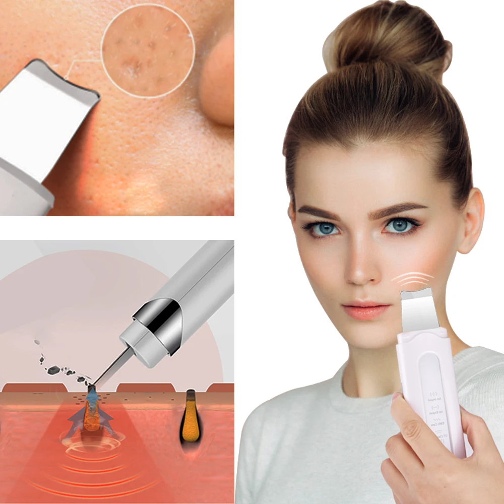 Ultrasonic Nano Ion Skin Scrubber + Facial Sprayer, Face Lifting Peeling Extractor Deep Cleaning Beauty Cleaner Device
Ultrasonic Nano Ion Skin Scrubber + Facial Sprayer, Face Lifting Peeling Extractor Deep Cleaning Beauty Cleaner Device