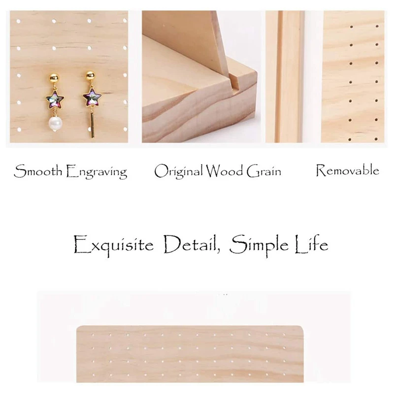 Wooden Jewelry Display Bracelet Storage Display Bangle Display Stand L & Wood Earring Organizer Stand-Earring Holder
Wooden Jewelry Display Bracelet Storage Display Bangle Display Stand L & Wood Earring Organizer Stand-Earring Holder
