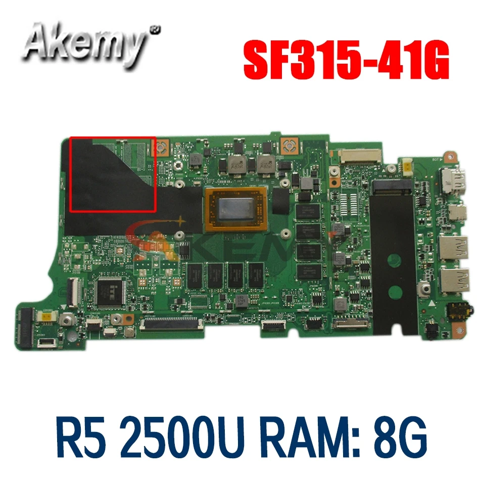 Для Acer Swift 3 SF315-41G SF315-41 материнская плата, Материнская плата PCB сделано BK5EA материнской платы W/ R5 2500U Оперативная память: 8G тестирование 100% ОК
Для Acer Swift 3 SF315-41G SF315-41 материнская плата, Материнская плата PCB сделано BK5EA материнской платы W/ R5 2500U Оперативная память: 8G тестирование 100% ОК