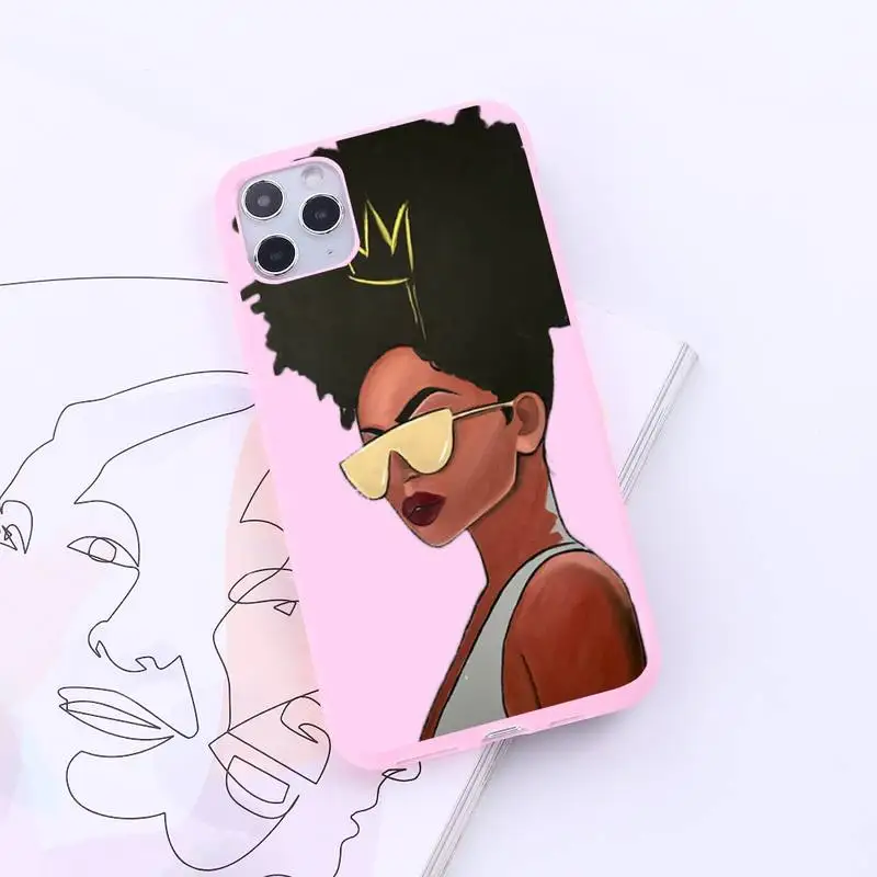 Black Girls Fashion pattern Phone Case Candy Color for iPhone 6 7 8 11 12 s mini pro X XS XR MAX Plus luxury shell cover
Black Girls Fashion pattern Phone Case Candy Color for iPhone 6 7 8 11 12 s mini pro X XS XR MAX Plus luxury shell cover