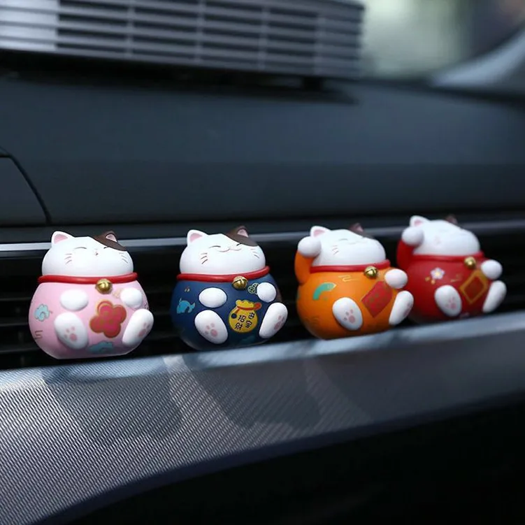 Автомобильный Кондиционер Lucky Cat, аромадиффузор на воздуховод, зажим для духов MR TEA, освежитель воздуха, аксессуары для украшения автомобиля
Автомобильный Кондиционер Lucky Cat, аромадиффузор на воздуховод, зажим для духов MR TEA, освежитель воздуха, аксессуары для украшения автомобиля