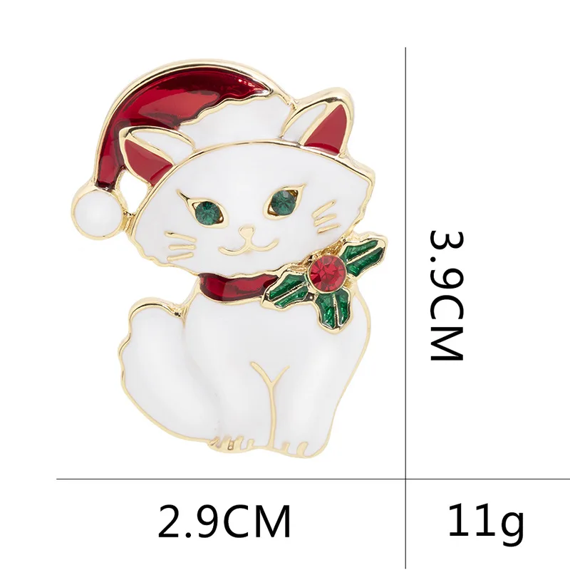 Retro Lovely Christmas Cat Black and White Cat Brooch Animal Corydalis Clothing Accessories Fashion Jewelr Brooches
Retro Lovely Christmas Cat Black and White Cat Brooch Animal Corydalis Clothing Accessories Fashion Jewelr Brooches