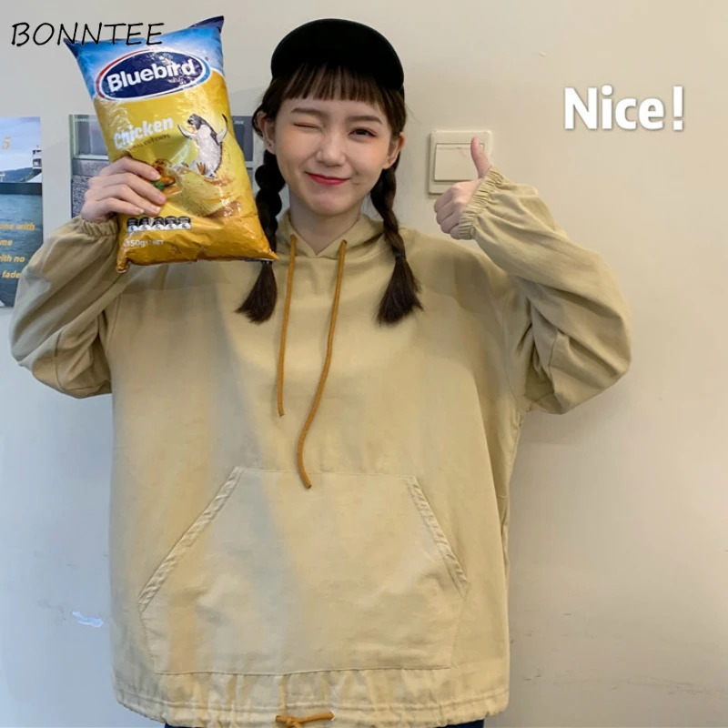 Hoodies Women Hooded Sweatshirts Spring Autumn Street Korean Loose Womens Casual Sheer Pullovers All-match Femme Windproof Hot
Hoodies Women Hooded Sweatshirts Spring Autumn Street Korean Loose Womens Casual Sheer Pullovers All-match Femme Windproof Hot