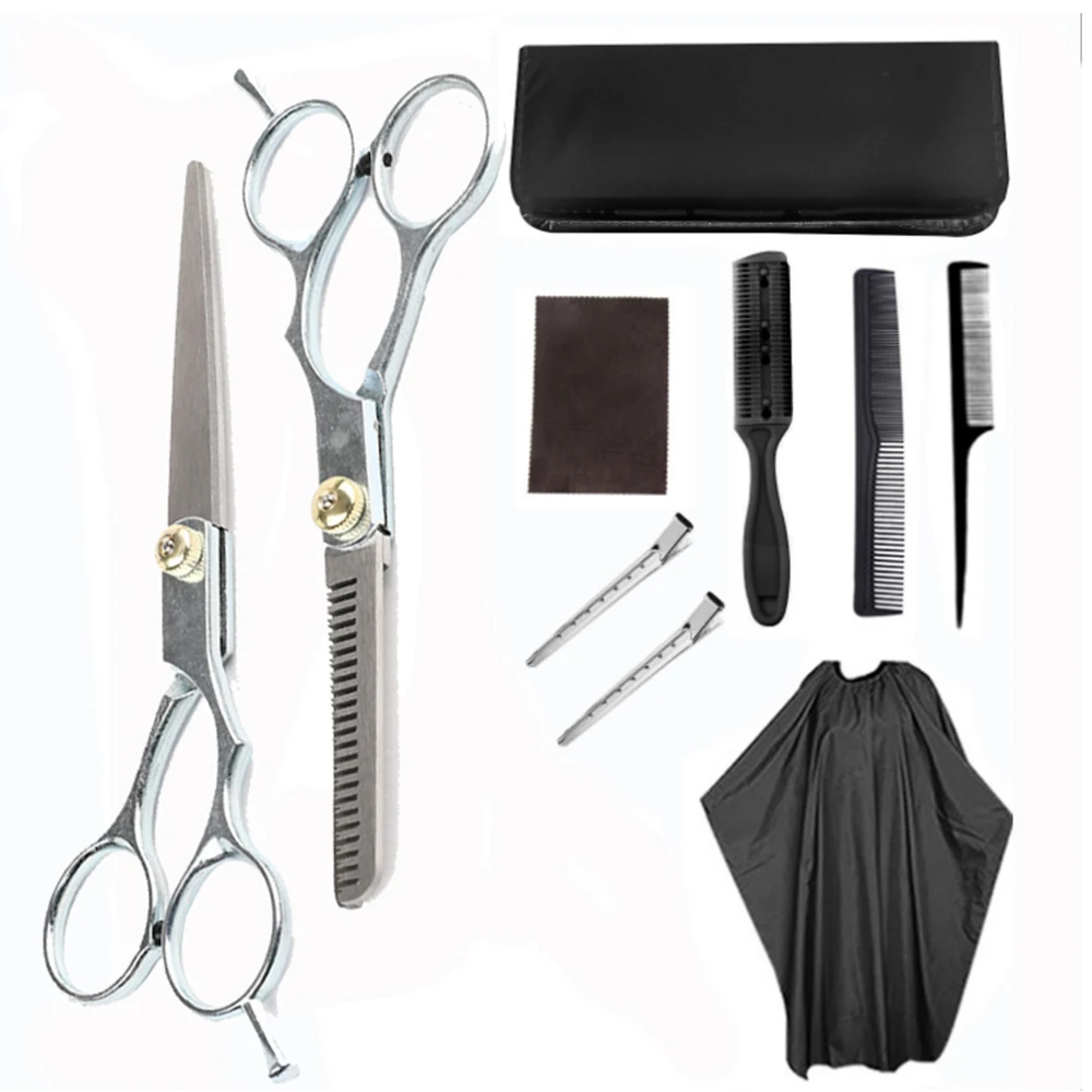 10Pcs Multifunctionele Professionele Kapper Kit Haar Snijden Accessoires Kapper Schaar Set Kapsel Dunner Pluizige Shears Clipper
10Pcs Multifunctionele Professionele Kapper Kit Haar Snijden Accessoires Kapper Schaar Set Kapsel Dunner Pluizige Shears Clipper