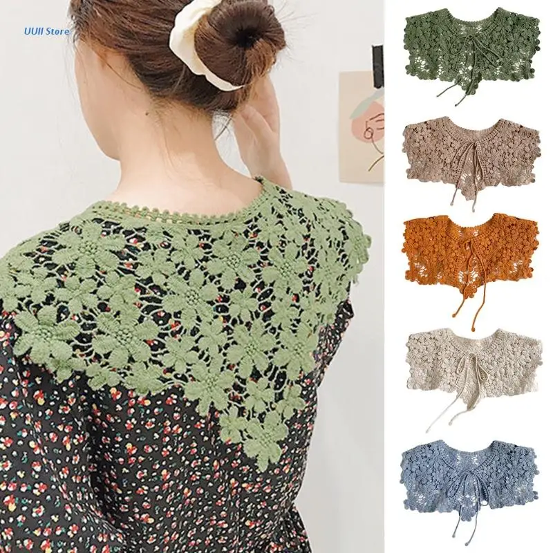 Fashion Collars Sweet Korean O-Neck Doll Decorative Lace Hollow Neckband Detachable for Girls Women XX9D
Fashion Collars Sweet Korean O-Neck Doll Decorative Lace Hollow Neckband Detachable for Girls Women XX9D