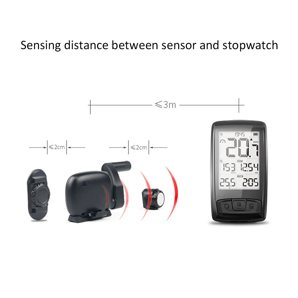 Bluetooth4.0 Temperature Wireless Bicycle Computer Bike Speedometer Mount Holder Sensor counter Computer Cycling Odometer
Bluetooth4.0 Temperature Wireless Bicycle Computer Bike Speedometer Mount Holder Sensor counter Computer Cycling Odometer