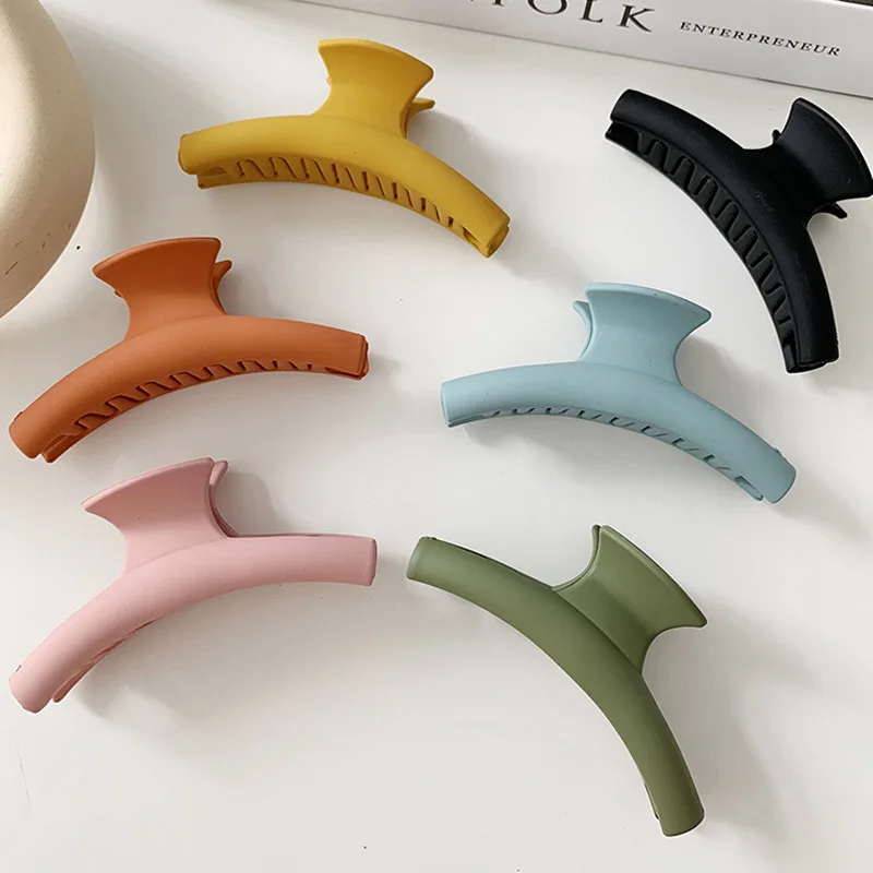 New Korean INS Hair Claw Clip For Women Girls Matte Frosted Hair Claw Large Size Hair Clamps Claw Clip Crab For Hair Accessories
New Korean INS Hair Claw Clip For Women Girls Matte Frosted Hair Claw Large Size Hair Clamps Claw Clip Crab For Hair Accessories