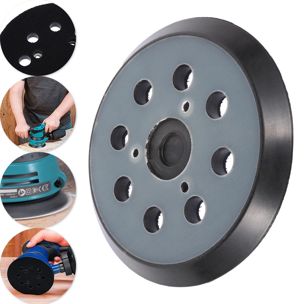5 Inch 125 Mm 4-nail Hook And Loop Sander Support Pad 8 Hole Support Sanding Pad For Orbital Sander Polishing Disc
5 Inch 125 Mm 4-nail Hook And Loop Sander Support Pad 8 Hole Support Sanding Pad For Orbital Sander Polishing Disc
