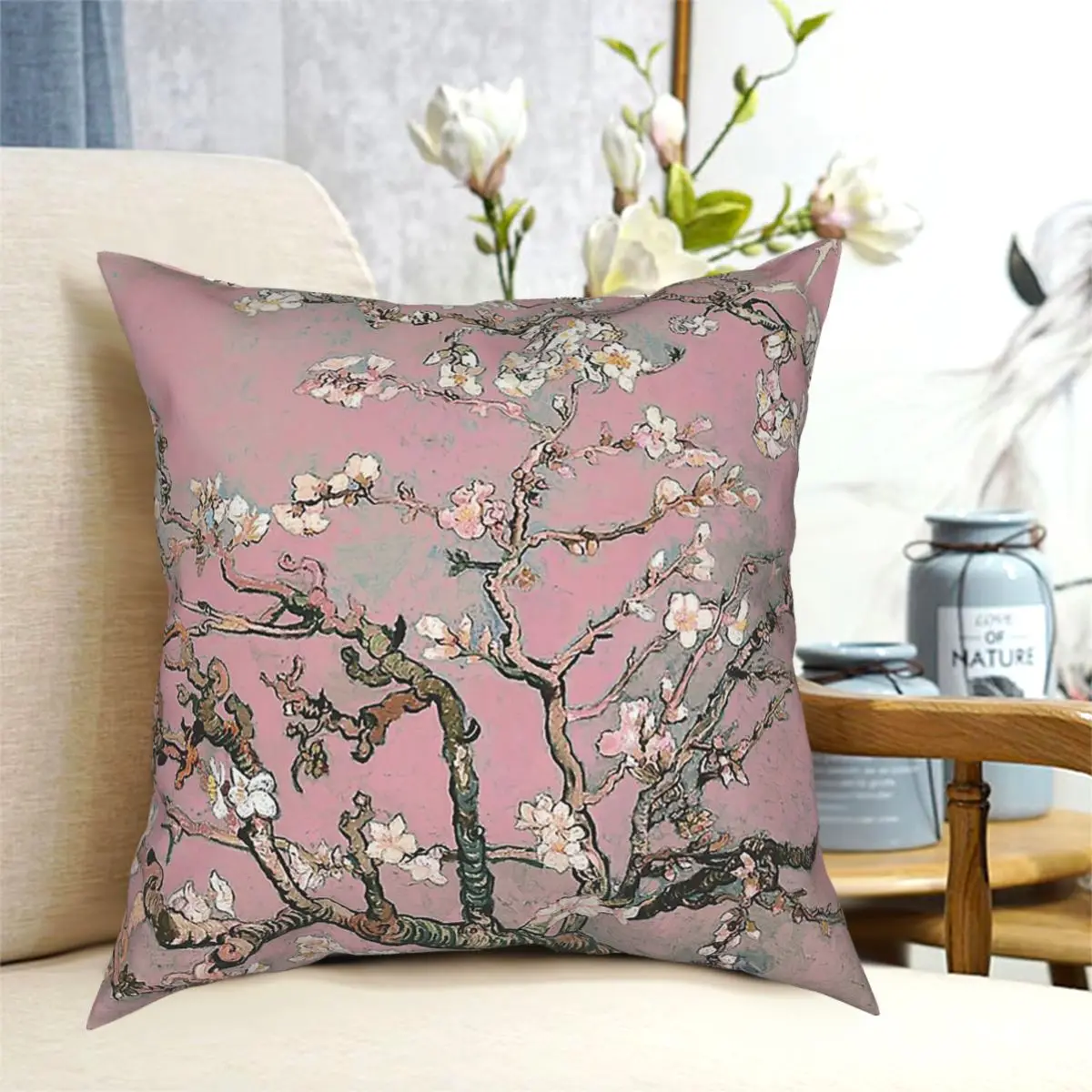 Almond Blossom - Vincent Van Gogh (pink Pastel) Pillowcase Soft Polyester Cushion Cover Decorative Pillow Case Cover Home
Almond Blossom - Vincent Van Gogh (pink Pastel) Pillowcase Soft Polyester Cushion Cover Decorative Pillow Case Cover Home