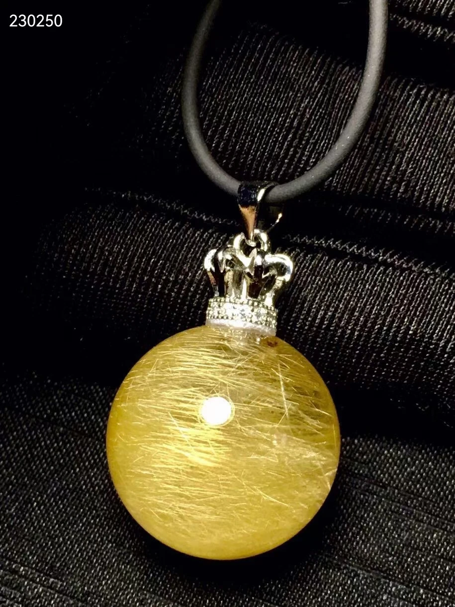 Подлинный Природный Золотой рутилированный кварц круглый шар Подвеска 20 мм кристалл модный кулон, ювелирные изделия подлинный AAAAAA
Подлинный Природный Золотой рутилированный кварц круглый шар Подвеска 20 мм кристалл модный кулон, ювелирные изделия подлинный AAAAAA