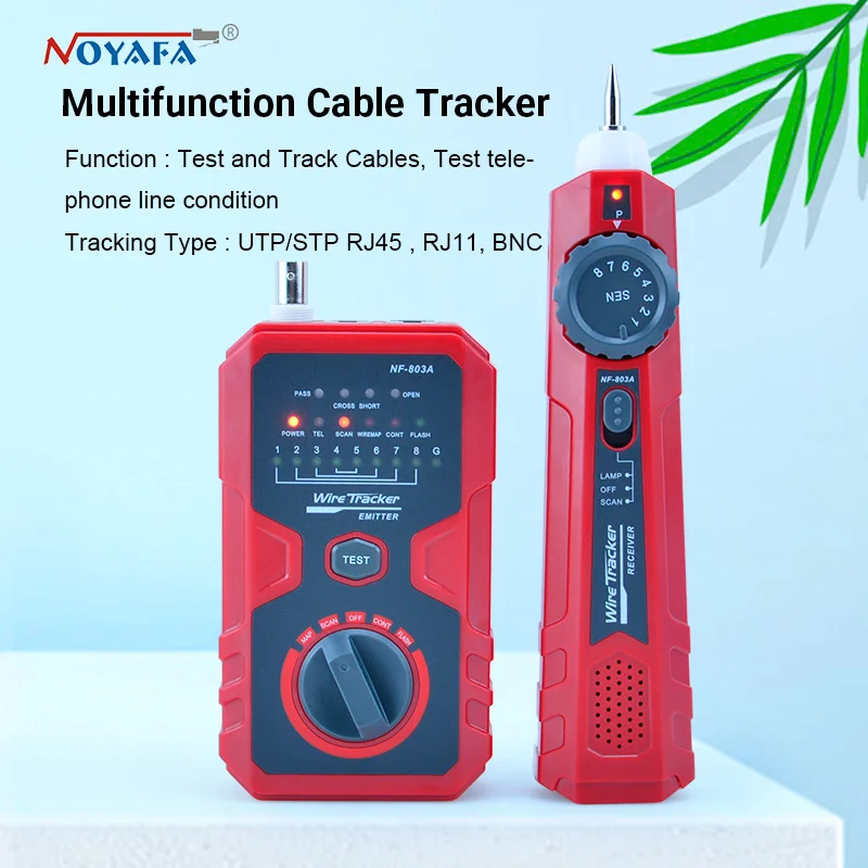Проводной трекер rj45 Noyafa NF-803A проводной трекер трассировщик Тонер для UTP/STP RJ45 , RJ11, BNC сетевой кабельный тестер
Проводной трекер rj45 Noyafa NF-803A проводной трекер трассировщик Тонер для UTP/STP RJ45 , RJ11, BNC сетевой кабельный тестер