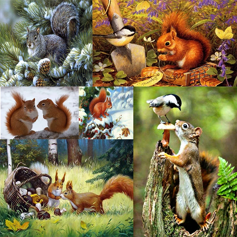 5D Diamond Painting Animals Squirrel Diamond Embroidery Animal Full Square Diamond Mosaic Cross Stitch Landscape Home Decor
5D Diamond Painting Animals Squirrel Diamond Embroidery Animal Full Square Diamond Mosaic Cross Stitch Landscape Home Decor