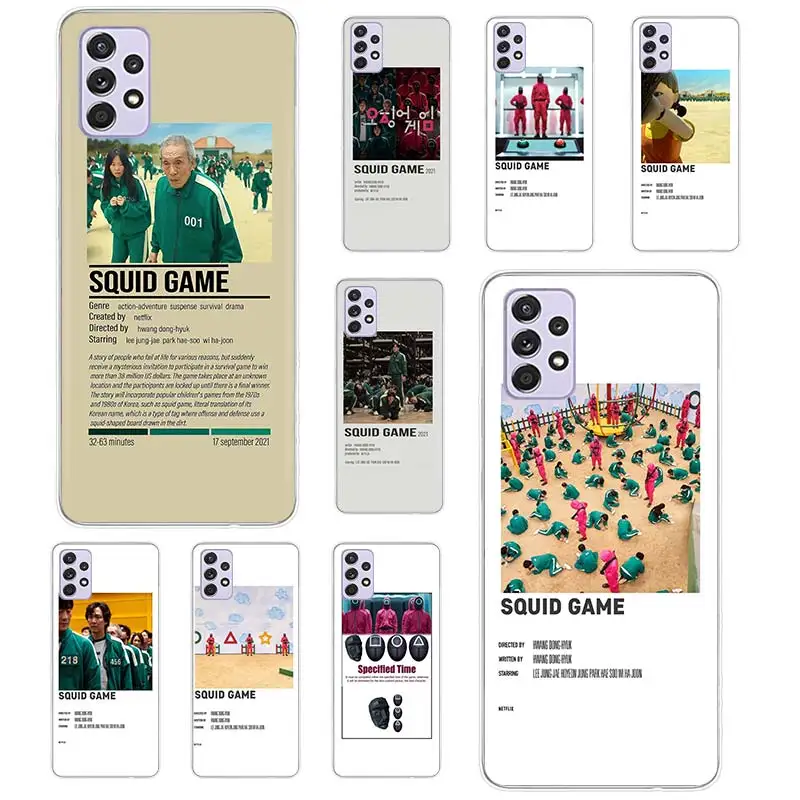 Squid Game Korea 456 Phone Case Funda For Samsung Galaxy A51 A71 A02S A91 A81 A50 A70 A30 A40 A10S A20E A90 A80 Back Cover Coque
Squid Game Korea 456 Phone Case Funda For Samsung Galaxy A51 A71 A02S A91 A81 A50 A70 A30 A40 A10S A20E A90 A80 Back Cover Coque