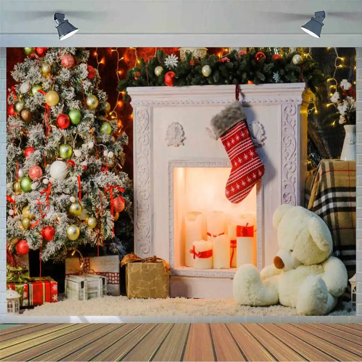 Vinyl Christmas Backgrounds For Photography Winter Snowman Fireplace Christmas Tree Baby Newborn Backdrop For Photo Studio
Vinyl Christmas Backgrounds For Photography Winter Snowman Fireplace Christmas Tree Baby Newborn Backdrop For Photo Studio