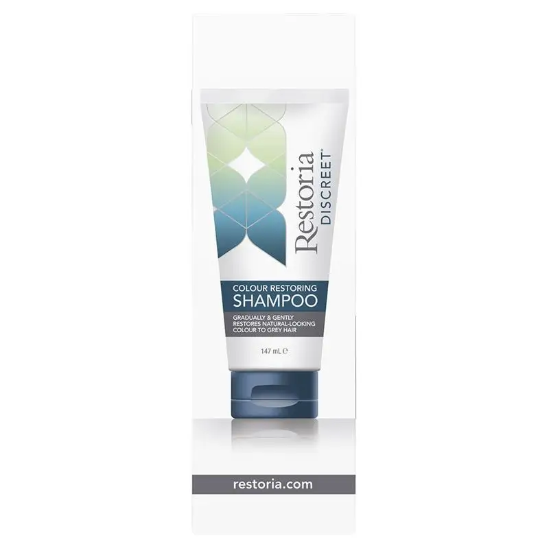 Australia Restoria Discreet Colour Restoring Shampoo Lotion 147ml Reduce Grey Hair Conditioner Cleans Revitalises Hair Men Women
Australia Restoria Discreet Colour Restoring Shampoo Lotion 147ml Reduce Grey Hair Conditioner Cleans Revitalises Hair Men Women