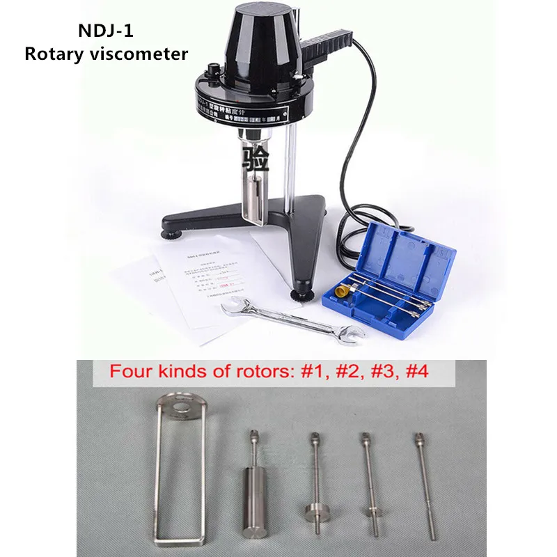 Rotational Rotary Viscometer Viscosity Tester Meter Fluidimeter NDJ-1 220V paint plastic adhesive viscosity meter
Rotational Rotary Viscometer Viscosity Tester Meter Fluidimeter NDJ-1 220V paint plastic adhesive viscosity meter
