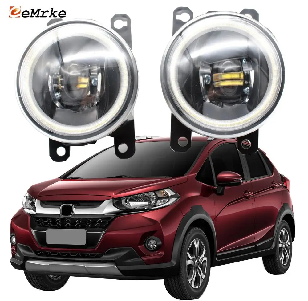 2PCS LED Angel Eye DRL Daytime Running Lights for Honda WR-V 2017 2018 2019 2020 Fog Lights Lamp Cut-Line Lens Car Styling
2PCS LED Angel Eye DRL Daytime Running Lights for Honda WR-V 2017 2018 2019 2020 Fog Lights Lamp Cut-Line Lens Car Styling