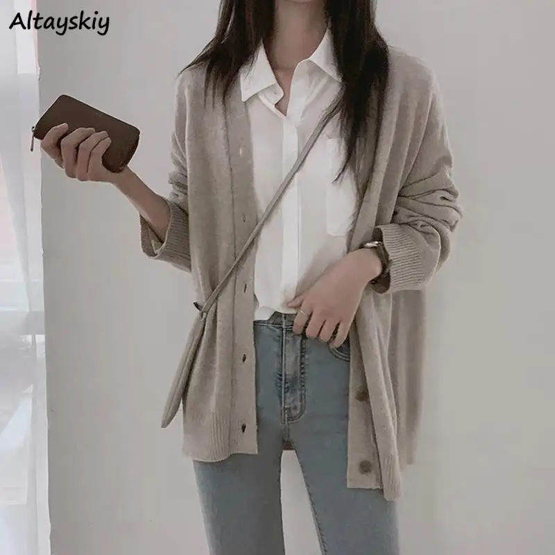 Sweaters Cardigans Womens Cozy Loose Japanese Style New Autumn Chic Leisure Tender Gentle Warm Female Lady Solid Mujer Button
Sweaters Cardigans Womens Cozy Loose Japanese Style New Autumn Chic Leisure Tender Gentle Warm Female Lady Solid Mujer Button